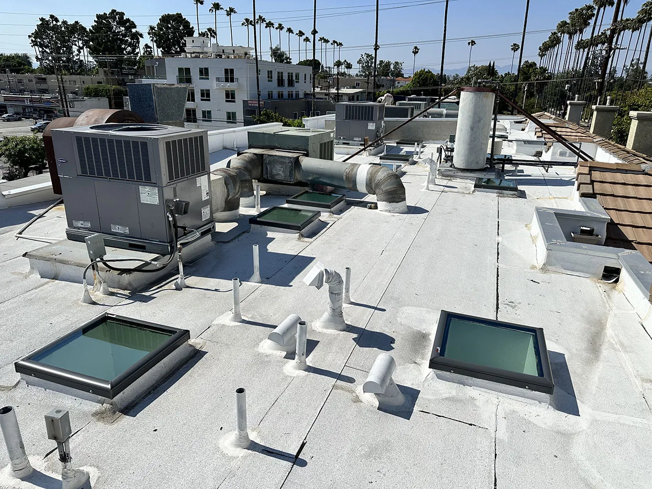 Moorpark St, Sherman Oaks. Commercial Skylights